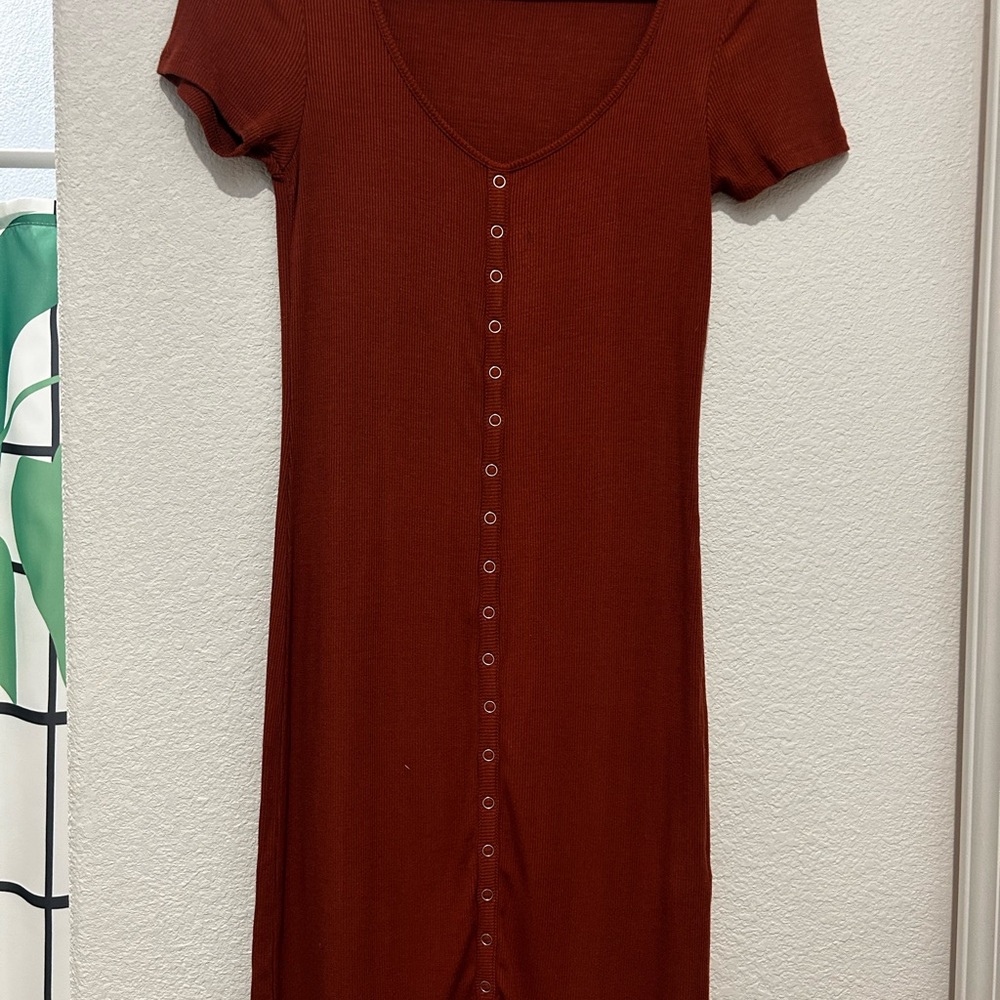 Forever 21 Terracotta Ribbed Top